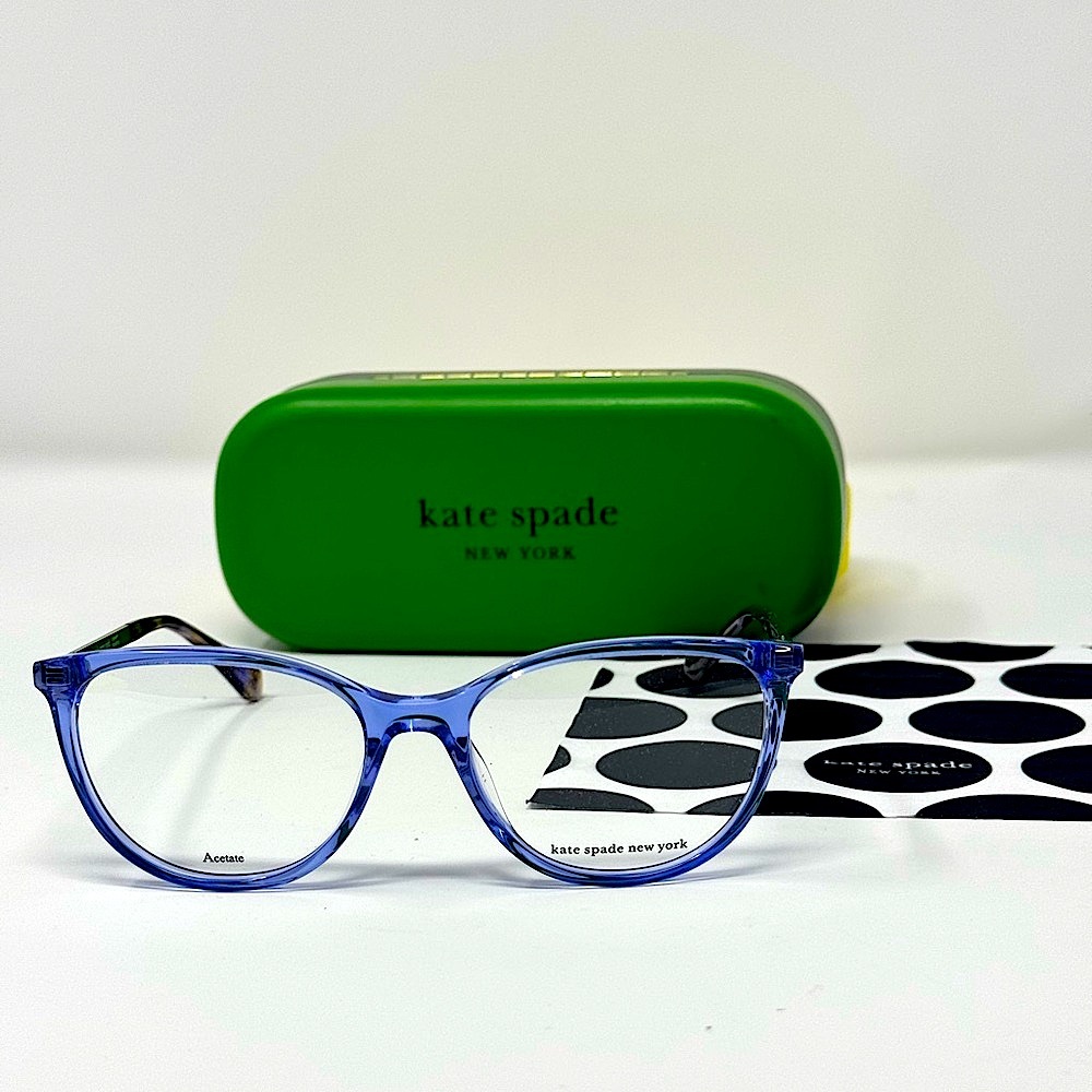 NEW KATE SPADE KIMBERLEE PJP Eyeglasses Blue Frame 52mm ••BRAND NEW IN CASE••